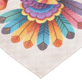 Thanksgiving Bright Feathers Turkije Tafelloper (Hoek)