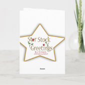 Thanksgiving Brother Feestdagen Kaart (Achterkant)