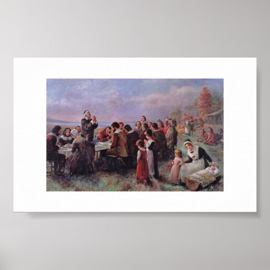 Thanksgiving Brownscombe  Poster (Voorkant)