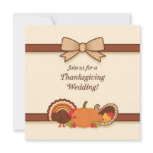 Thanksgiving bruiloft