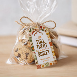 Thanksgiving Cadeaubijslab Herbst Bedankje Tag voo Cadeaulabel