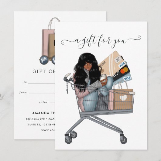 Thanksgiving Cadeaubon (Voorkant / Achterkant)