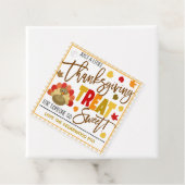 Thanksgiving CadeauLabel Bedankjes Labels (In situ)