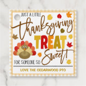 Thanksgiving CadeauLabel Bedankjes Labels (Voorkant)