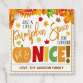 Thanksgiving CadeauLabels Bedankjes Labels (Voorkant)