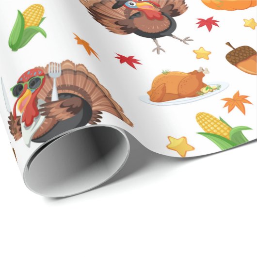 Thanksgiving Cadeaupapier (Rol Hoek)