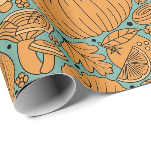 Thanksgiving Cadeaupapier (Rol Hoek)