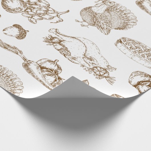 Thanksgiving Cadeaupapier (Hoek)