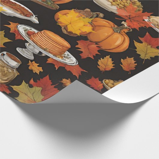 Thanksgiving cadeaupapier (Hoek)