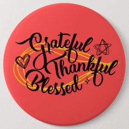 Thanksgiving cadeaus ronde button 6,0 cm