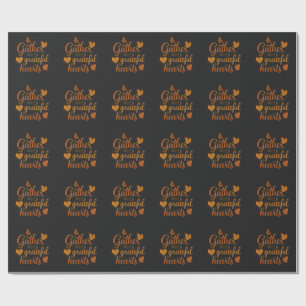 Thanksgiving-cadeauverpakkings papier