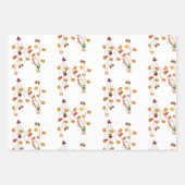 Thanksgiving Cadeauwikkels Inpakpapier Vel (Voorkant 2)