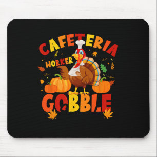 Thanksgiving Cafetaria Worker Gobble Squad Turkije Muismat
