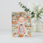 Thanksgiving Canada Briefkaart Gezellige Keuken Pa (Staand voorkant)