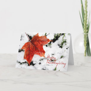 Thanksgiving Canada Feestdagen Kaart