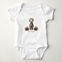 Thanksgiving Candy Corn Scarecrow Romper