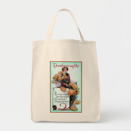 Thanksgiving Canvas Boodschappentas Tote Bag (Voorkant)