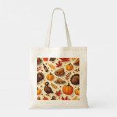 Thanksgiving canvas tassen (Achterkant)