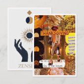 Thanksgiving Card Bedankkaart (Voorkant / Achterkant)