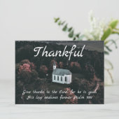 Thanksgiving Card - Christelijk - Faith Kaart (Staand voorkant)