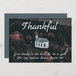 Thanksgiving Card - Christelijk - Faith Kaart
