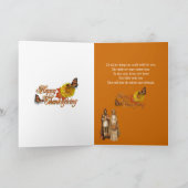 Thanksgiving Card with Poem Feestdagen Kaart (Binnen)