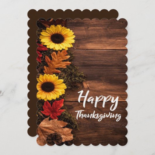 Thanksgiving cards 2022, kaart (Voorkant / Achterkant)