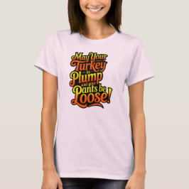 Thanksgiving, Cartoon Diva Turkije, T-shirt