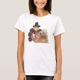 Thanksgiving Cartoon fun Turkije t-shirt