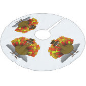 Thanksgiving Cartoon Turkije Pilgrim Kerstboom Rok (Gekanteld)