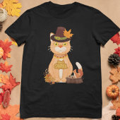 Thanksgiving Cat Lover T-shirt