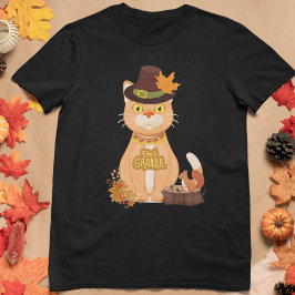 Thanksgiving Cat Lover T-shirt