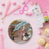 Thanksgiving Cat Papieren Bordje (Feest)