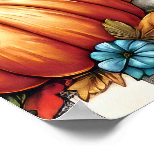 Thanksgiving Cats Poster (Hoek)