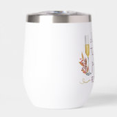 Thanksgiving Champagne Turkije Pie Herhaal Grappig (Voorkant)