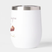 Thanksgiving Champagne Turkije Pie Herhaal Grappig (Achterkant)