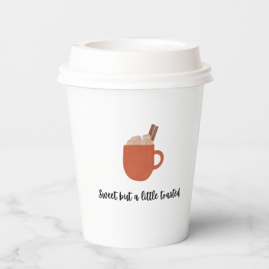 Thanksgiving chef-kok grappig citaat met kalkoen papieren bekers (Achterkant)