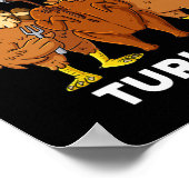 Thanksgiving Chillin met mijn kalkoenen Fun boys K Poster (Hoek)