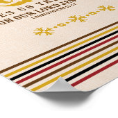 Thanksgiving Christelijke Faith Bijbelprijsopgave Poster (Hoek)