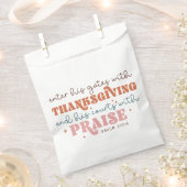 Thanksgiving Christelijke prijsopgave Bedankzakje (Geknipt)