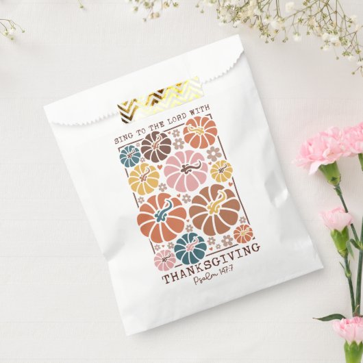 Thanksgiving Christelijke prijsopgave Bedankzakje (Gezegeld)