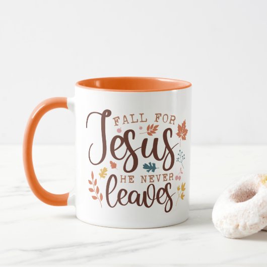 Thanksgiving Christelijke prijsopgave Mok (Met donut)
