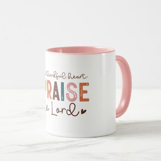 Thanksgiving Christelijke prijsopgave Mok (Voorkant rechts)