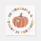 Thanksgiving Christelijke prijsopgave Servet (Voorkant)