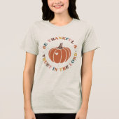 Thanksgiving Christelijke prijsopgave Tri-Blend Shirt (Voorkant)