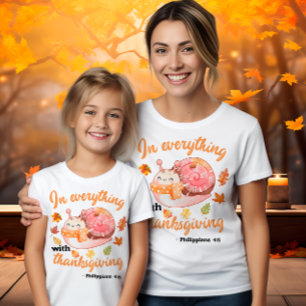 Thanksgiving Christelijke vrouw T-shirt