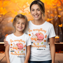 Thanksgiving Christelijke vrouw T-shirt