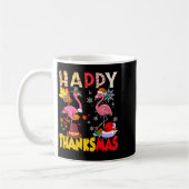 Thanksgiving Christmas Flamingo Happy Thanksmas Xm Koffiemok (Links)