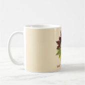 Thanksgiving cirkel bladeren koffiemok (Links)
