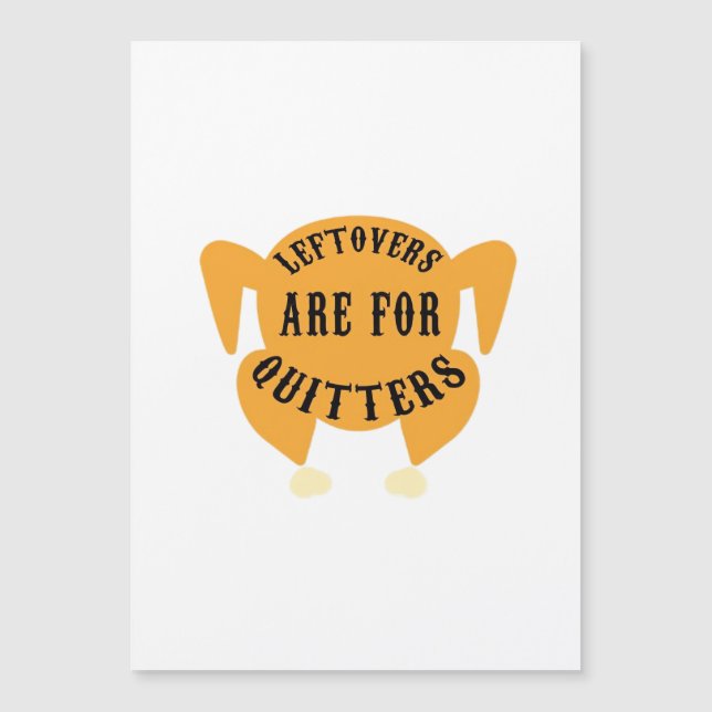 Thanksgiving Citaat Essentieel - Resterende Voedse (Voorkant)